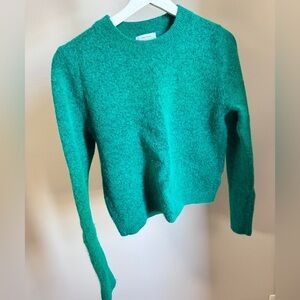 & Other Stories Green Knit Top In Size Small